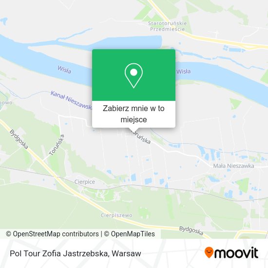 Mapa Pol Tour Zofia Jastrzebska