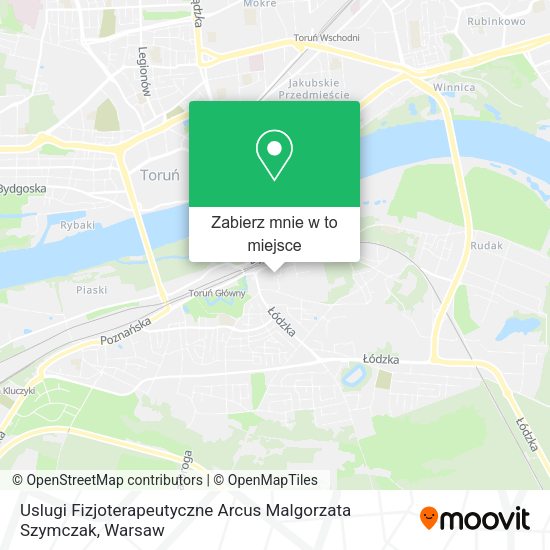 Mapa Uslugi Fizjoterapeutyczne Arcus Malgorzata Szymczak