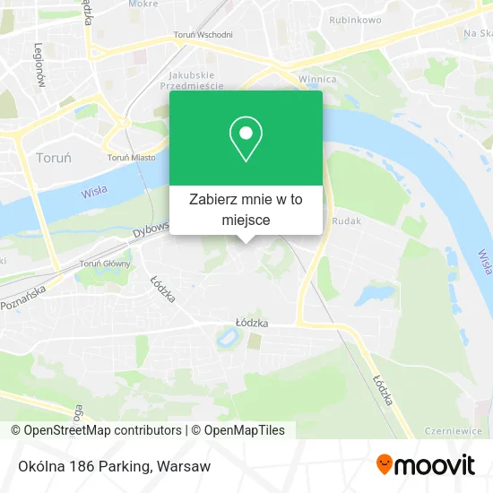 Mapa Okólna 186 Parking