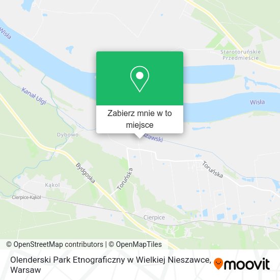 Mapa Olenderski Park Etnograficzny w Wielkiej Nieszawce