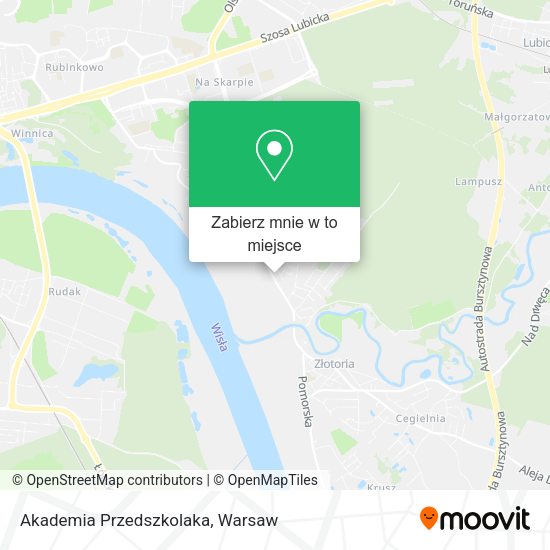 Mapa Akademia Przedszkolaka