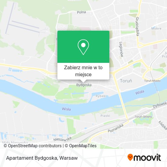 Mapa Apartament Bydgoska