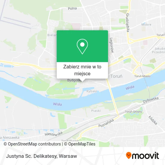 Mapa Justyna Sc. Delikatesy