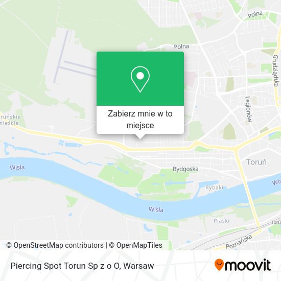 Mapa Piercing Spot Torun Sp z o O