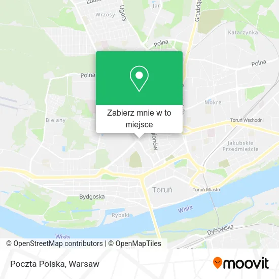 Mapa Poczta Polska