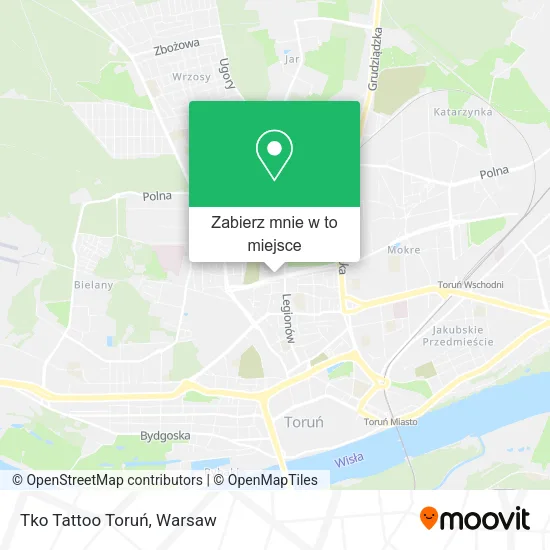 Mapa Tko Tattoo Toruń