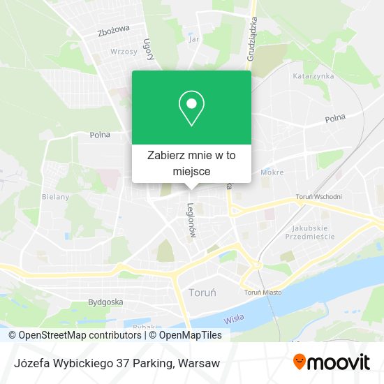 Mapa Józefa Wybickiego 37 Parking