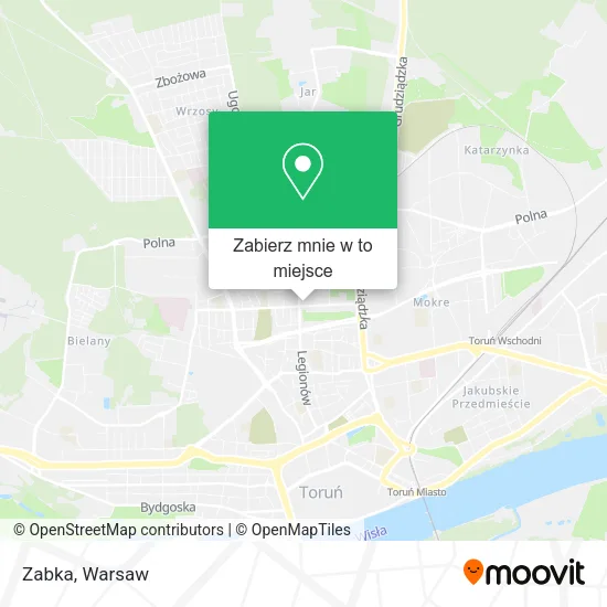 Mapa Zabka