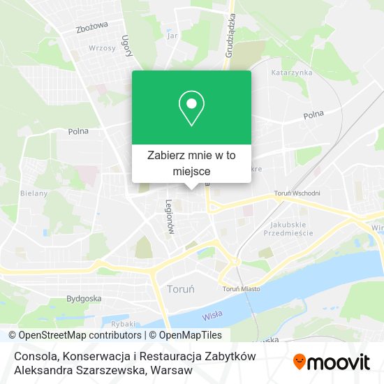 Mapa Consola, Konserwacja i Restauracja Zabytków Aleksandra Szarszewska