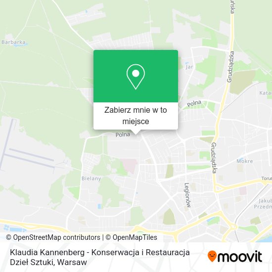 Mapa Klaudia Kannenberg - Konserwacja i Restauracja Dzieł Sztuki