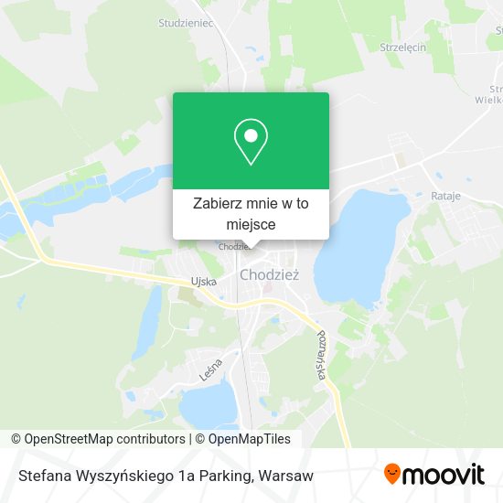 Mapa Stefana Wyszyńskiego 1a Parking