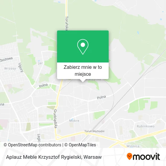 Mapa Aplauz Meble Krzysztof Rygielski