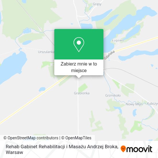 Mapa Rehab Gabinet Rehabilitacji i Masażu Andrzej Broka