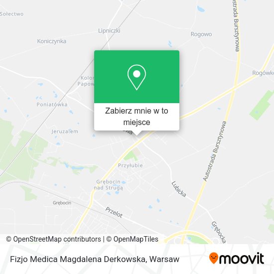 Mapa Fizjo Medica Magdalena Derkowska