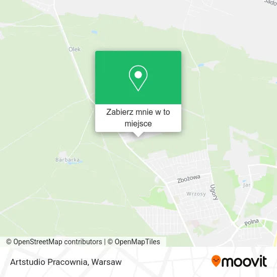 Mapa Artstudio Pracownia