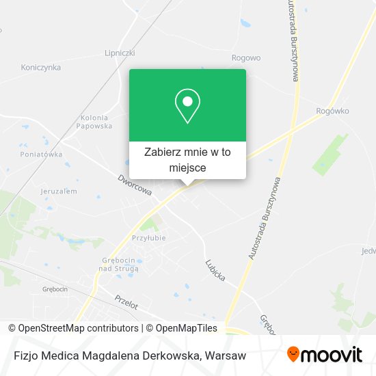 Mapa Fizjo Medica Magdalena Derkowska