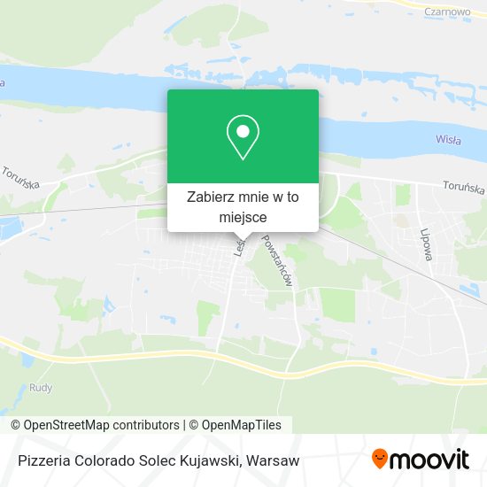 Mapa Pizzeria Colorado Solec Kujawski