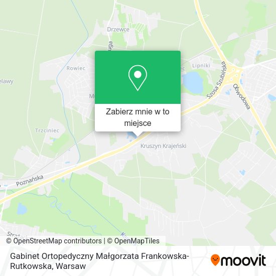 Mapa Gabinet Ortopedyczny Małgorzata Frankowska-Rutkowska