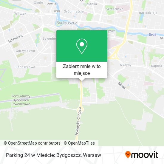 Mapa Parking 24 w Mieście: Bydgoszcz