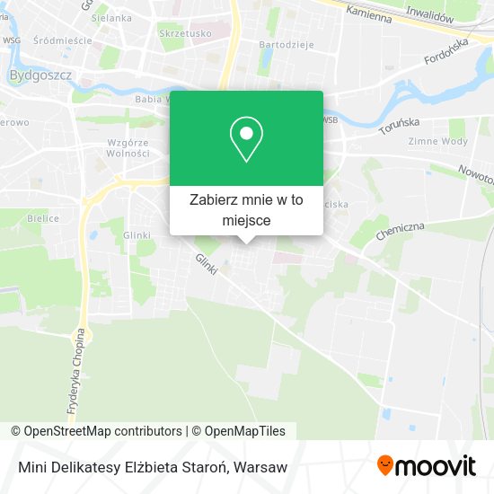 Mapa Mini Delikatesy Elżbieta Staroń