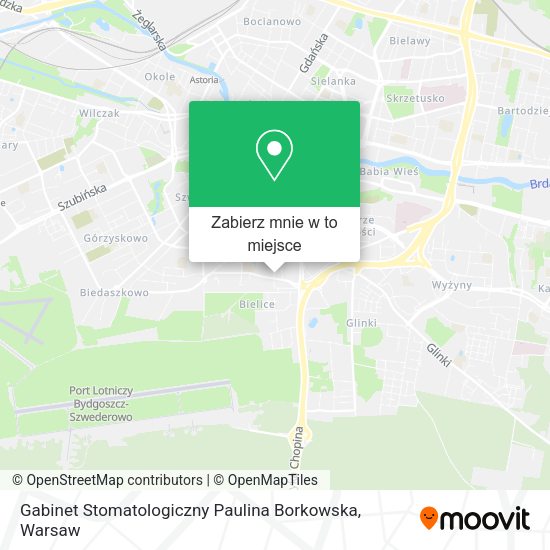 Mapa Gabinet Stomatologiczny Paulina Borkowska