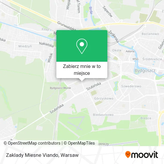 Mapa Zaklady Miesne Viando