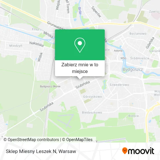 Mapa Sklep Miesny Leszek N
