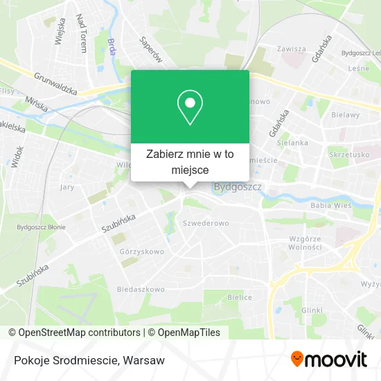 Mapa Pokoje Srodmiescie