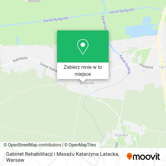 Mapa Gabinet Rehabilitacji i Masażu Katarzyna Latacka