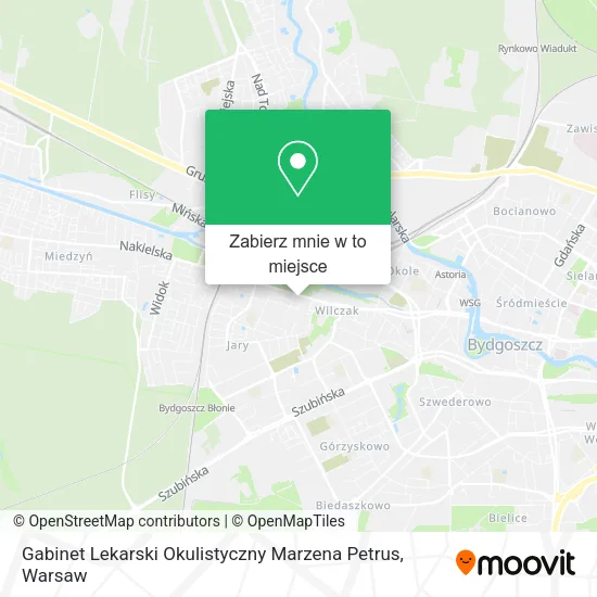 Mapa Gabinet Lekarski Okulistyczny Marzena Petrus