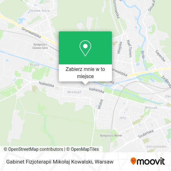 Mapa Gabinet Fizjoterapii Mikołaj Kowalski