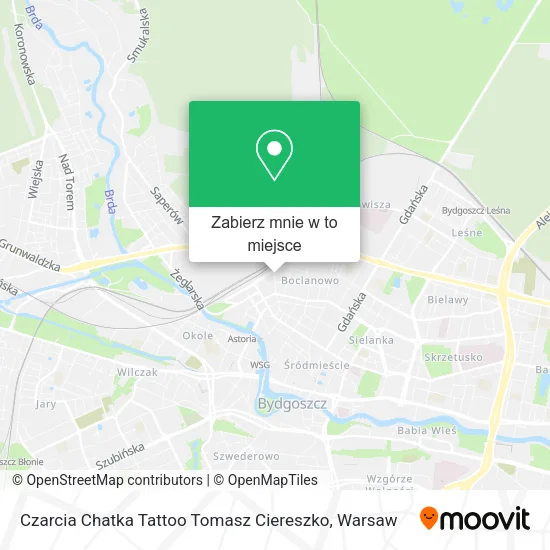 Mapa Czarcia Chatka Tattoo Tomasz Ciereszko