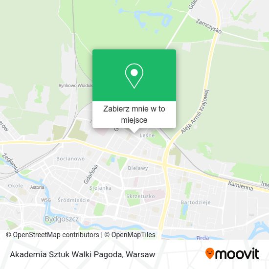 Mapa Akademia Sztuk Walki Pagoda