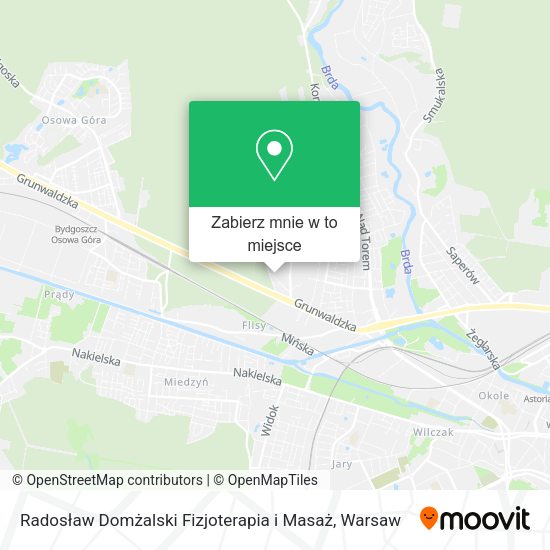 Mapa Radosław Domżalski Fizjoterapia i Masaż