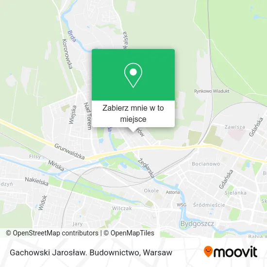 Mapa Gachowski Jarosław. Budownictwo