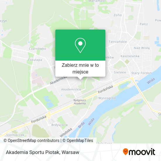 Mapa Akademia Sportu Piotak