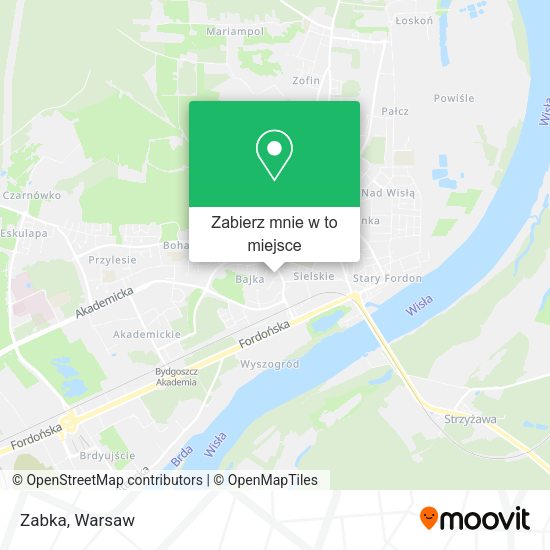 Mapa Zabka