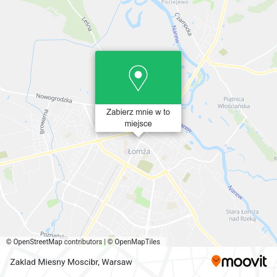 Mapa Zaklad Miesny Moscibr