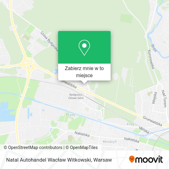 Mapa Natal Autohandel Wacław Witkowski