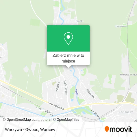 Mapa Warzywa - Owoce