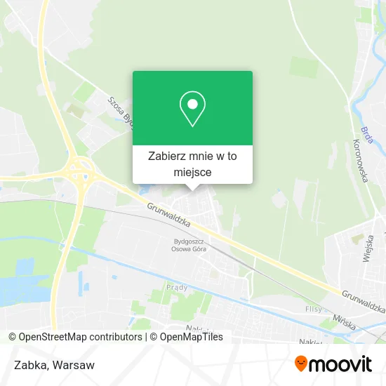 Mapa Zabka