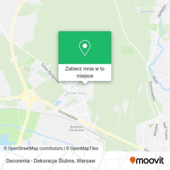 Mapa Decorenia - Dekoracje Ślubne