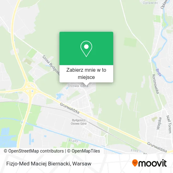 Mapa Fizjo-Med Maciej Biernacki