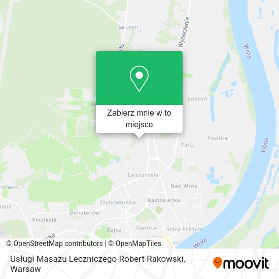 Mapa Usługi Masażu Leczniczego Robert Rakowski