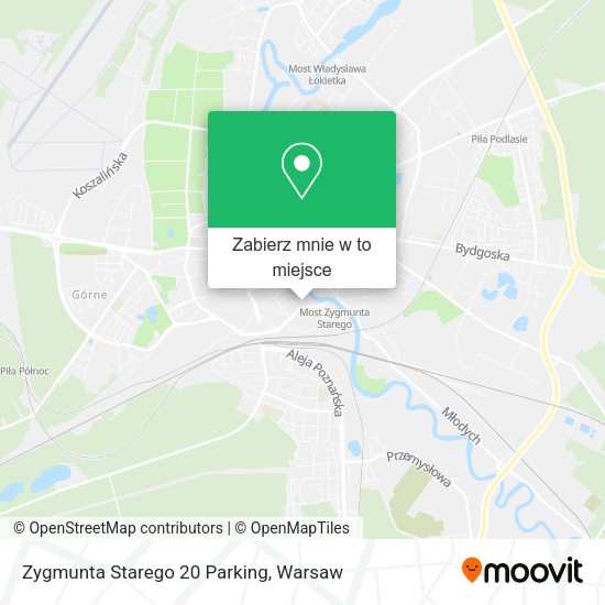 Mapa Zygmunta Starego 20 Parking