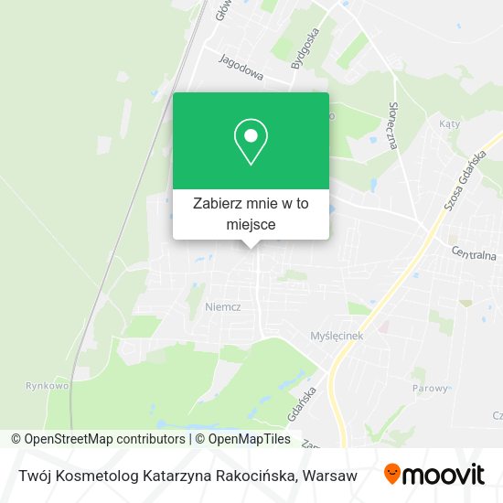 Mapa Twój Kosmetolog Katarzyna Rakocińska