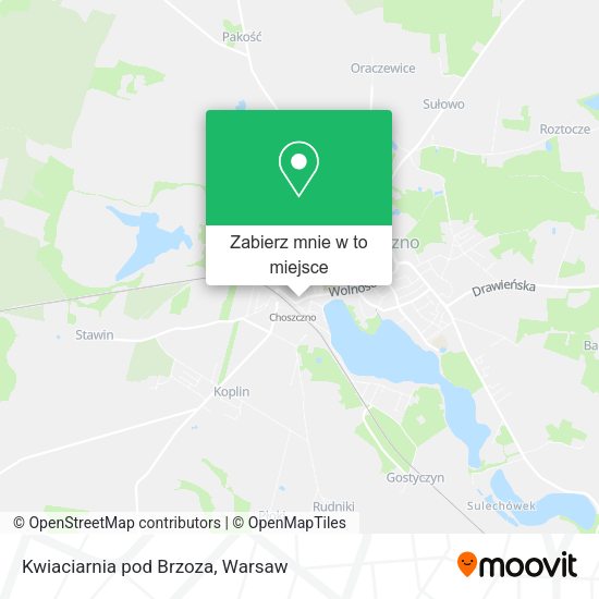 Mapa Kwiaciarnia pod Brzoza