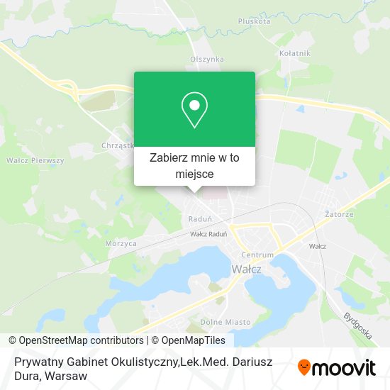 Mapa Prywatny Gabinet Okulistyczny,Lek.Med. Dariusz Dura