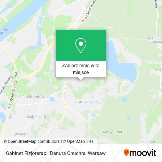 Mapa Gabinet Fizjoterapii Danuta Chuchra