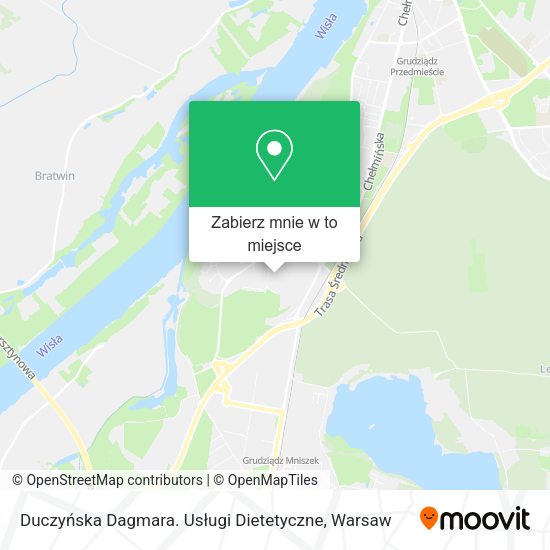 Mapa Duczyńska Dagmara. Usługi Dietetyczne